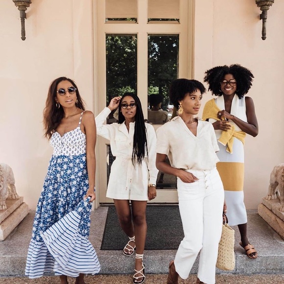 🆕💕HP💕{J.Crew} Button-Front Mixed Block Print Maxi - Picture 11 of 16